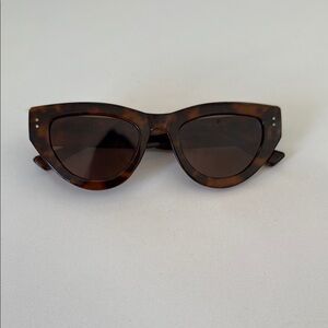 Lola Brown Cat-Eye Sunglasses
